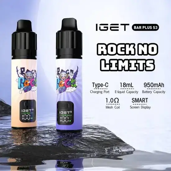 newest IGET Bar Plus S3 10000 Puffs Kit