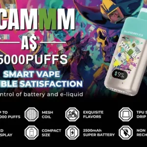 New CAMMM 15000 Puffs Disposable Vape 10 Flavors
