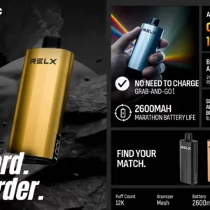 new Relx Herc 12000 Puffs 15 Flavors