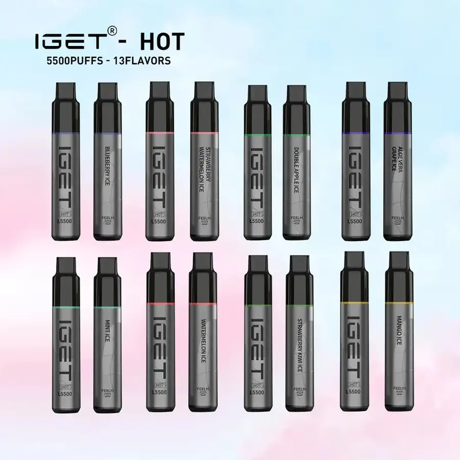 IGET HOT 5500 Puffs 31 Flavors